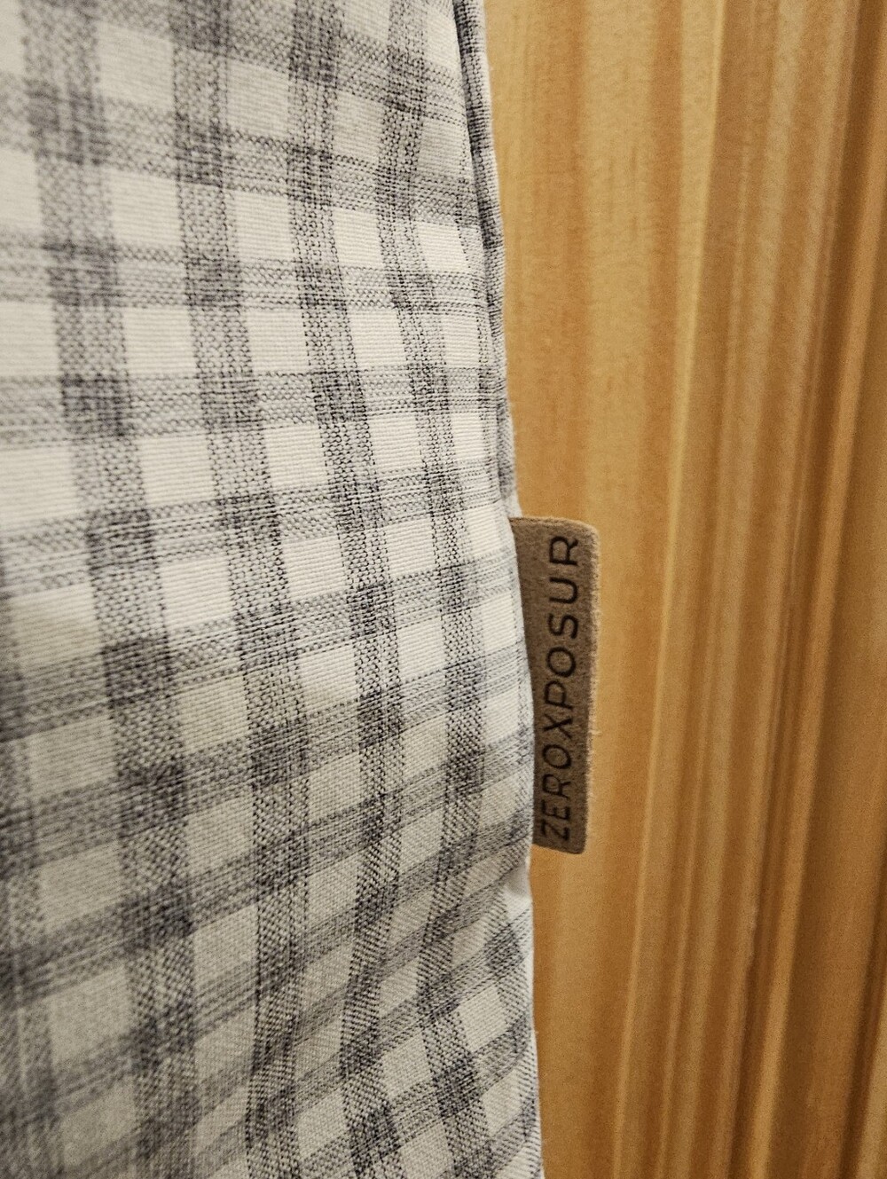 ZeroXposur Small Gingham Button-Down Shirt Womens Short Sleeve - Picture 13 of 13